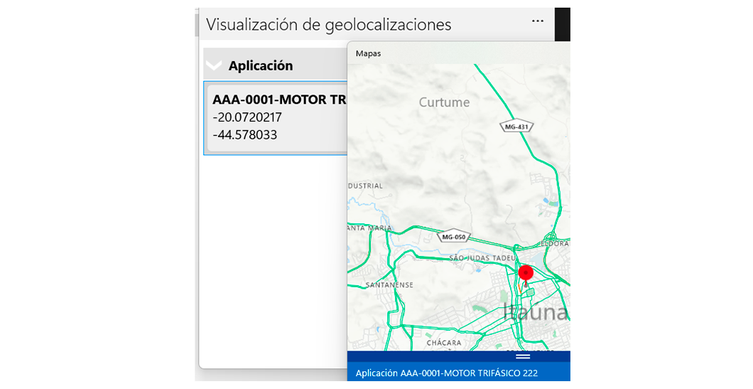 control de geolocalizacion en mantenimiento - Módulo Móvil